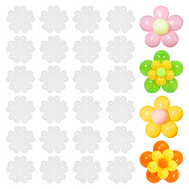 Пластиковые держатели для воздушных шаров в форме цветка, для украшения свадьбы своими руками на детскую вечеринку, день рождения, товары для вечеринки