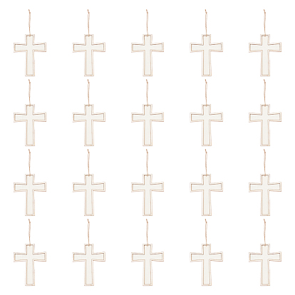 Большие подвески из самшита, религия крест прелести, неокрашенными