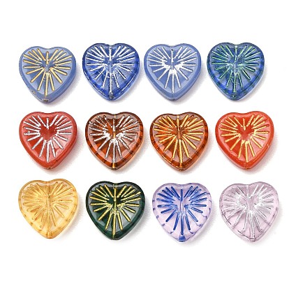 Handmade Lampwork Beads, Heart