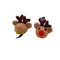 Wool Felt Cabochons, Christmas Reindeer