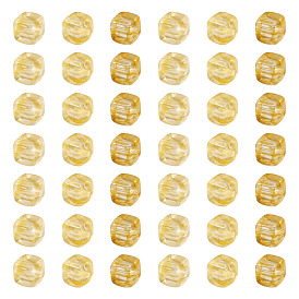 60Pcs Transparent Acrylic Beads, Cube