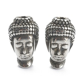 304 Stainless Steel Beads, Buddha