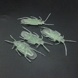 Glow in The Dark Plastic Roachs, Luminous Beetles, Halloween Scary Decoration, Mischief Prop