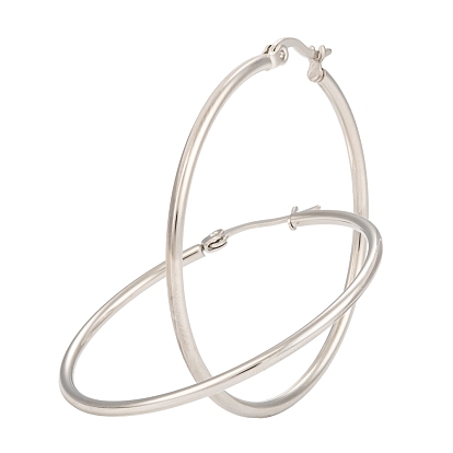 304 Stainless Steel Hoop EarRing Shapes, Hypoallergenic EarRing Shapes, Ring Shape