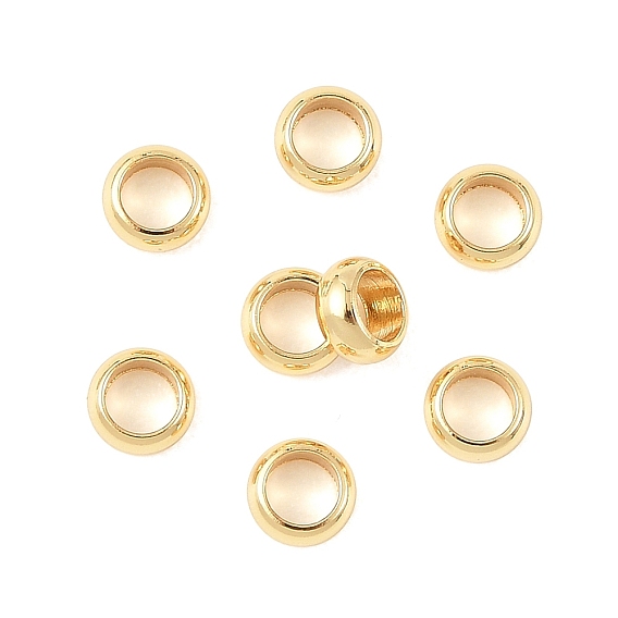 Perles d'espacement en laiton shegrace, rondelle, sans cadmium et sans nickel et sans plomb