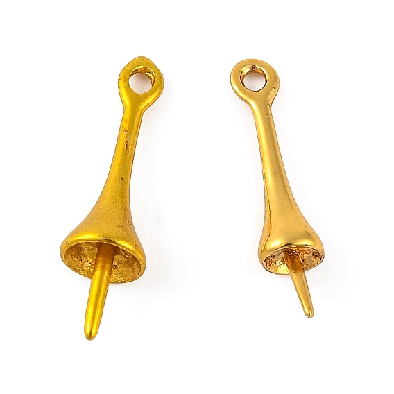 Латунная бусина, без свинца и без кадмия, долговечный, конус