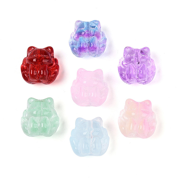 Прозрачные стеклянные бусины для выпечки, Девятихвостый лис