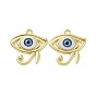 Rack Plating Alloy Acrylic Pandants, Eye of Horus