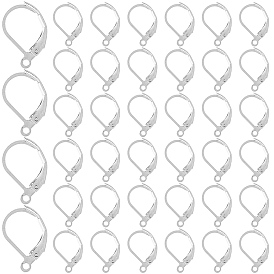 304 из нержавеющей стали выводы Leverback серьги, с петлей