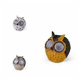 Creative Owl Resin Display Decorations, for Office Home Crafts Ornament