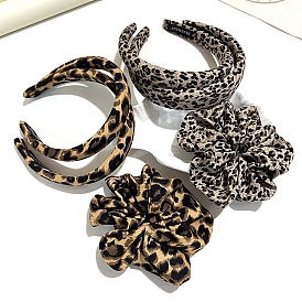 Cloth Hair Bands, Hair Bands, for Women Girls, Leopard Print