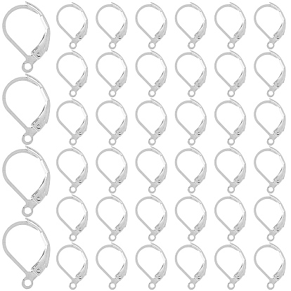 304 из нержавеющей стали выводы Leverback серьги, с петлей