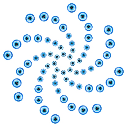 Смола зла кабошонов глаз, полукруглые / купольные