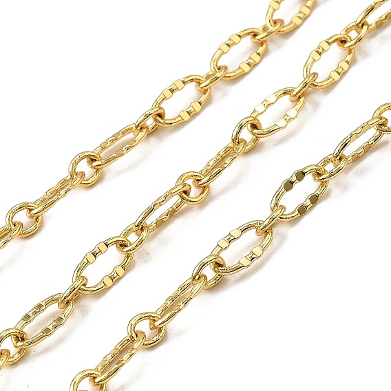 Латунные овальные звенья цепи, стойки покрытие, без кадмия и без свинца, долговечный, пайки, с катушкой