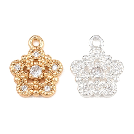 Латунные микро проложить кубического циркония подвески, 