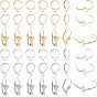 90шт 6 стиль 304 фурнитура для сережек из нержавеющей стали, с горизонтальными петлями