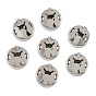 SHEGRACE Brass Cufflinks, Flat Round, Cadmium Free & Nickel Free & Lead Free, Long-Lasting Plated