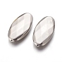 CCB Plastic Beads, Faceted, Oval