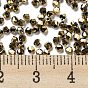 Full Plated Electroplate Glass Beads, Faceted Bicone