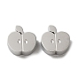 304 Stainless Steel Beads, Apple