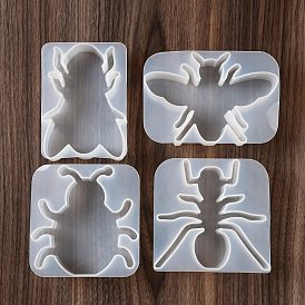 Insect
 Candle Holder Silhouette Silicone Molds, For Candle Making