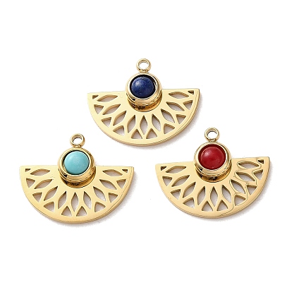 Драгоценный камень подвески, фанатские прелести, с 304 установками из нержавеющей стали, реальный 14 k позолоченный