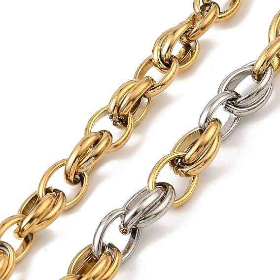 304 цепи из нержавеющей стали с овальными звеньями, ионное покрытие (ip), несварные, с катушкой