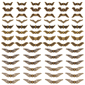 200 шт 10 стили бусины из сплава в тибетском стиле, крыло