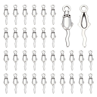 150 подвески из цинкового сплава в тибетском стиле, мышь