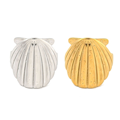 Форма корпуса 304 открытые манжетные кольца из нержавеющей стали для женщин