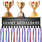 Iron Wall-mounted Medal Holder, Rectangle