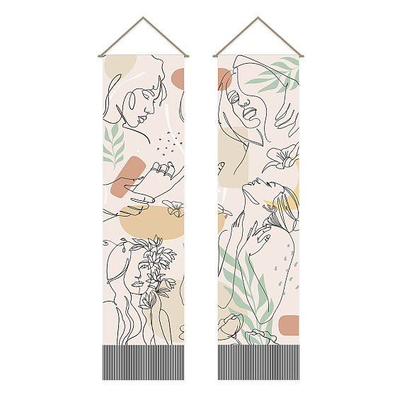 Гобелен из полиэстера, для украшения спальни гостиной, прямоугольные