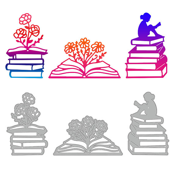 Углеродистая сталь разрезает трафареты, для diy scrapbooking, Фотоальбом, декоративная бумага для тиснения, цвет нержавеющей стали, шаблон книги