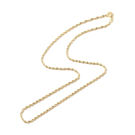 Ожерелье из латунных сингапурских цепей для женщин, без кадмия и без свинца