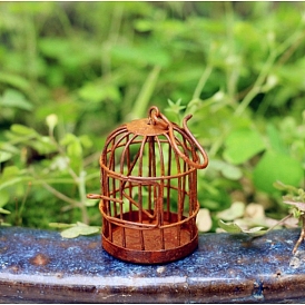 Iron Birdcage, Micro Landscape Garden Decorations