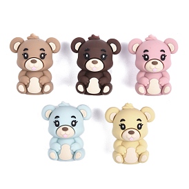 Perles de silicone, petit ours