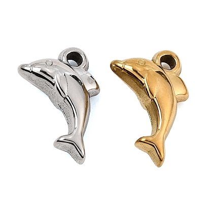 304 Stainless Steel Charms, Dolphin Charms