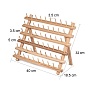 60 Spools Solid Wood Sewing Embroidery Thread Stand Holder Rack