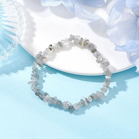 Браслеты из натурального лабрадорита с бусинами для мужчин и женщин