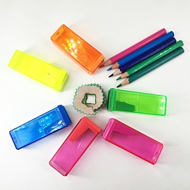 Пластиковые точилки карандашей, для офиса, школы и повседневных товаров, кубоид