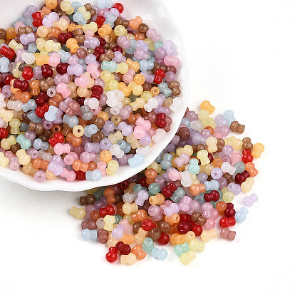 Непрозрачные стеклянные бусы, гриб