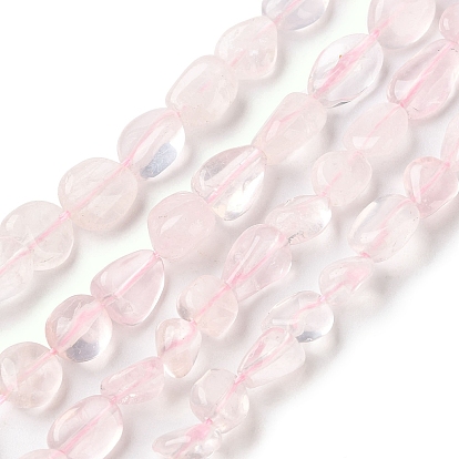 Природного розового кварца нитей бисера, самородки, упавший камень