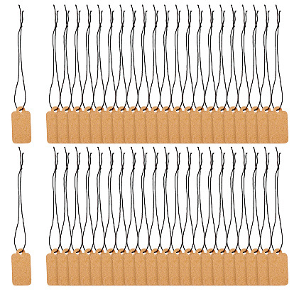 500 шт. крафт-бумага пустые ценники со шнуром, бирки, прямоугольные