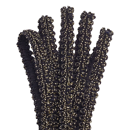 Плетеная кружевная отделка из полиэстера, шитье кружевной ленты сороконожка, аксессуары для одежды и аксессуары для штор