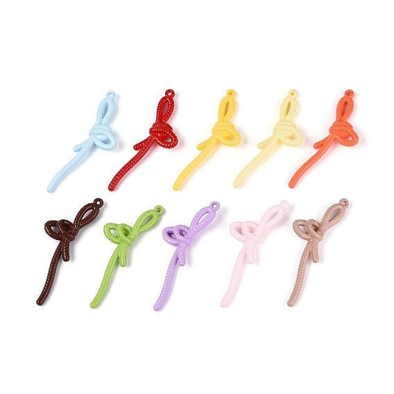 Непрозрачной акриловые большие подвески, узел