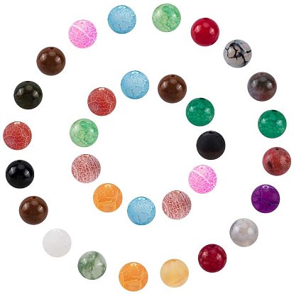 Natural Agate Beads, Round