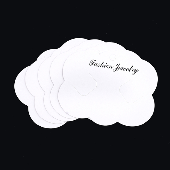 Cardboard Display Cards, Used For Hair Barrettes, Cloud