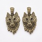 Tibetan Style Alloy Pendants, Wolf