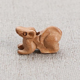 Wood Chinese Zodiac Figurines, for Home Desktop Decoration