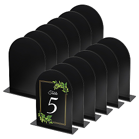 Акриловый пустой стол, табличка с номером, держатель для палатки, табличка с именем на столе, арка